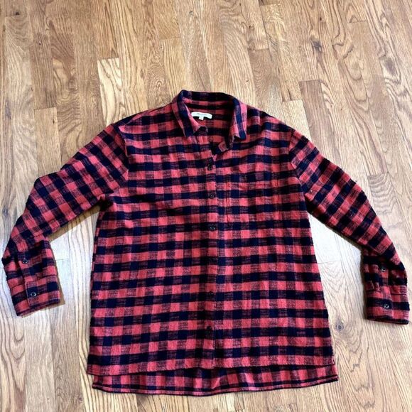 Madewell Flannel Button Up Small Buffalo Check - Picture 1 of 4